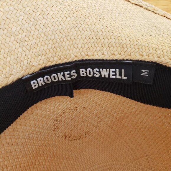 Brookes‎ Boswell Patterson Hat in Fine Grade Panama Straw main image 4